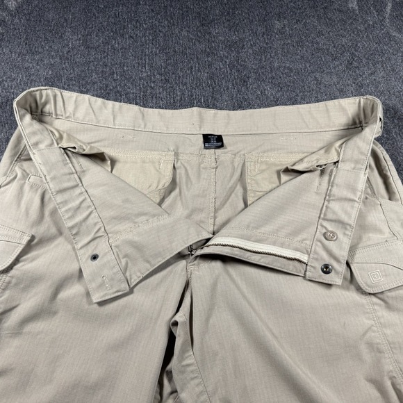 5.11 Tactical Cotton Khaki Pants Ripstop Cargo Mens 44x30 Tan Beige - Picture 10 of 16